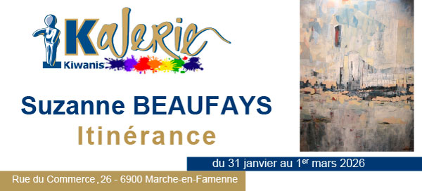 kalerie.be Invitation Suzanne Beaufays 2026